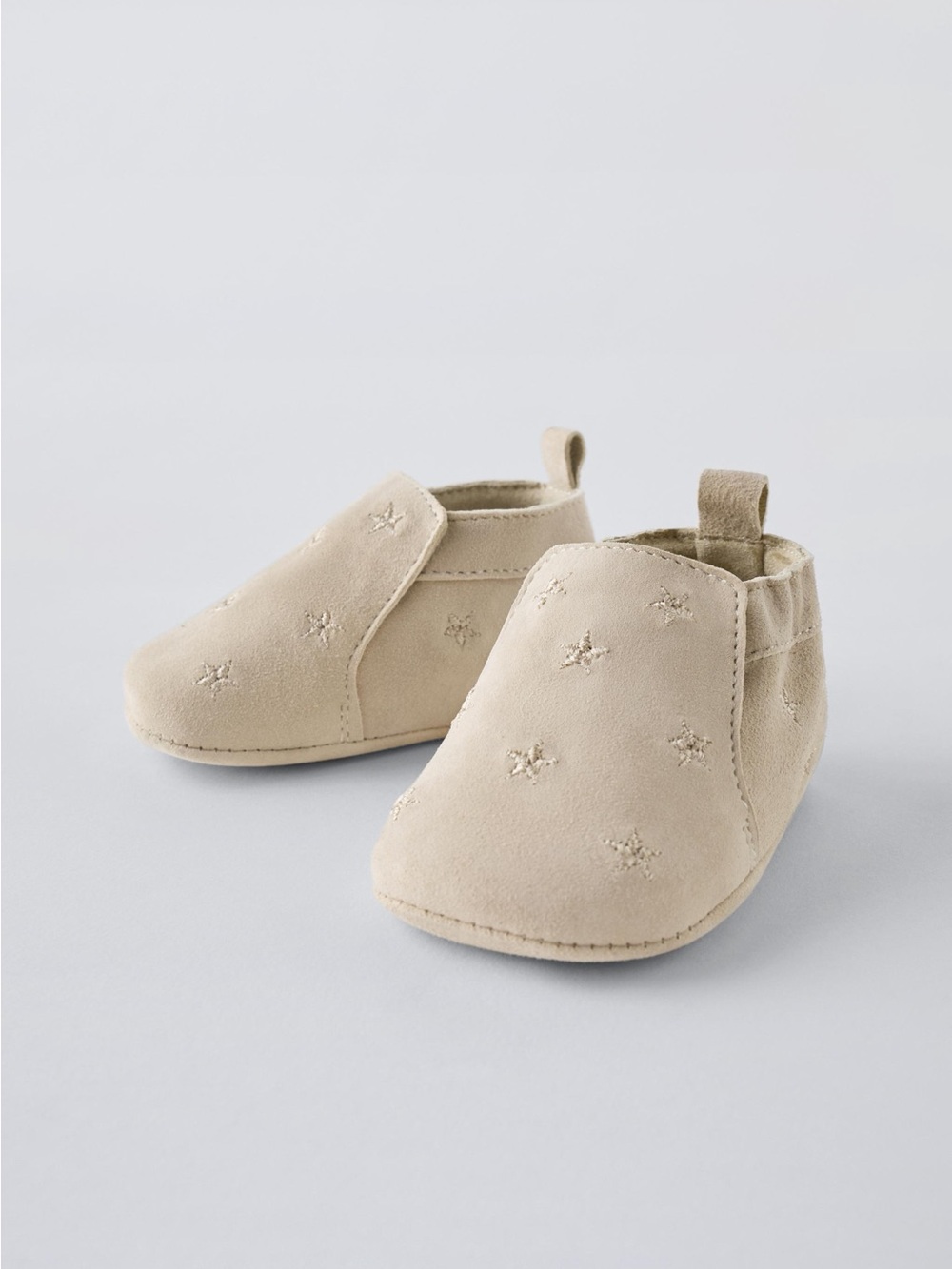 Zara • Suede Leather Star Booties